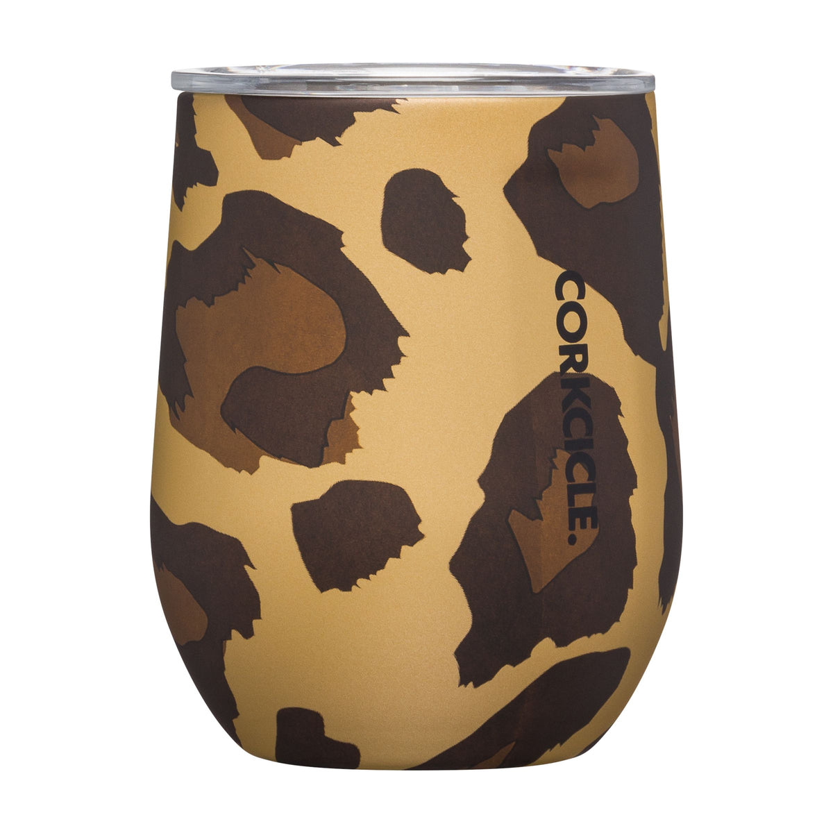 Corkcicle Stainless Steel Triple-Insulated Exotic Night Leopard