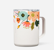 Load image into Gallery viewer, Rifle Paper Mug, 16 oz by Corkcicle - Cream &amp; Mint Lively Floral
