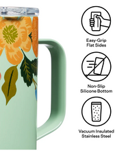 Load image into Gallery viewer, Rifle Paper Mug, 16 oz by Corkcicle - Cream &amp; Mint Lively Floral
