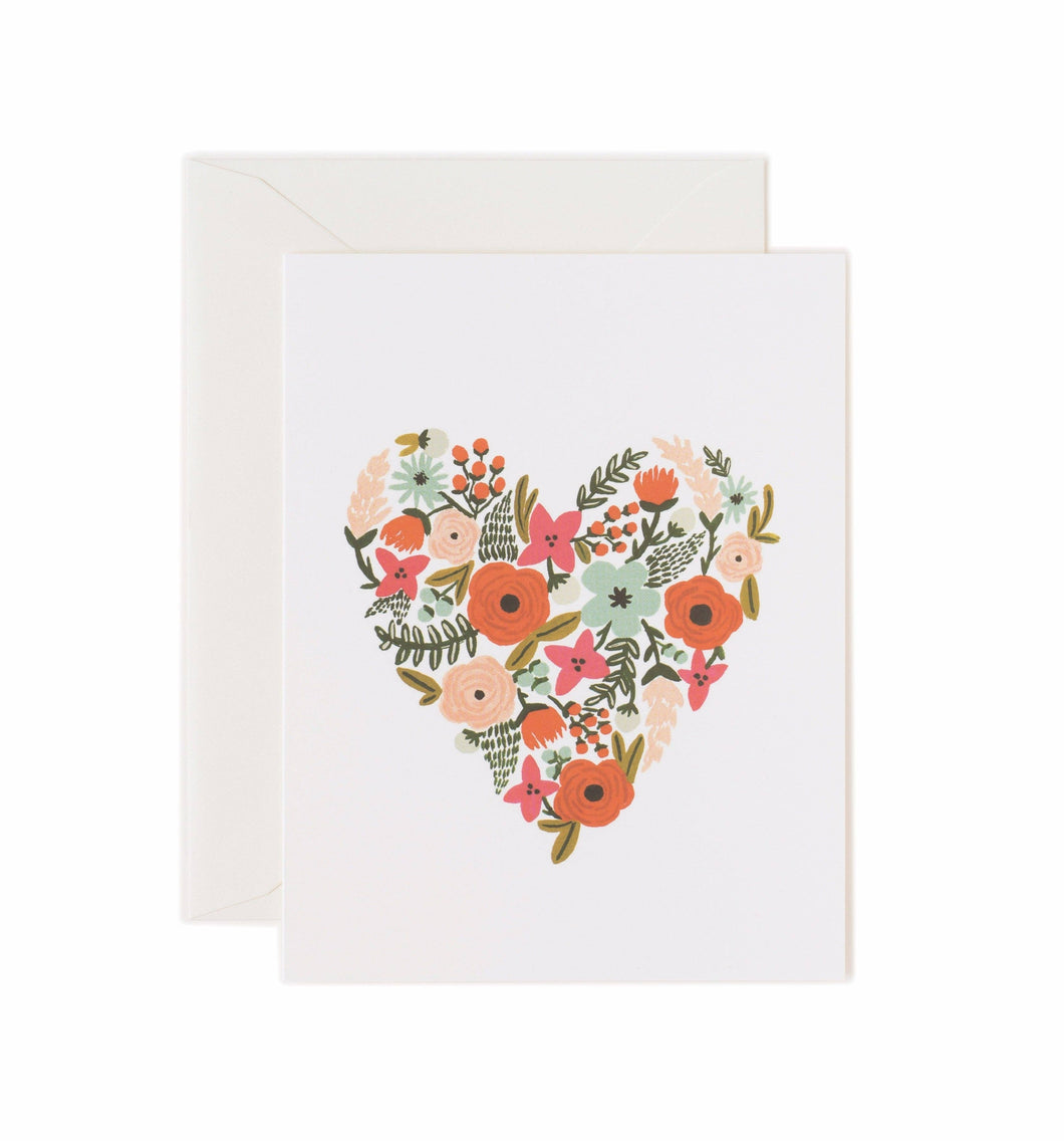 Floral Heart Card