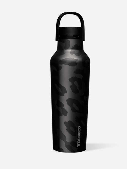 Corkcicle 24 oz Cold Cup Tumbler with Straw - Onyx Houndstooth